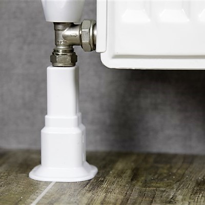 Radiva - Tekli Kare Radyatör Boru Gizleme Kılıfı Kilitli Beyaz - 4959