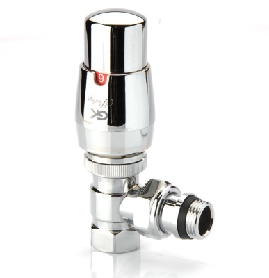 Radiva - Termostatik Radyatör Vanası 1/2'' Krom Köşe - 9940