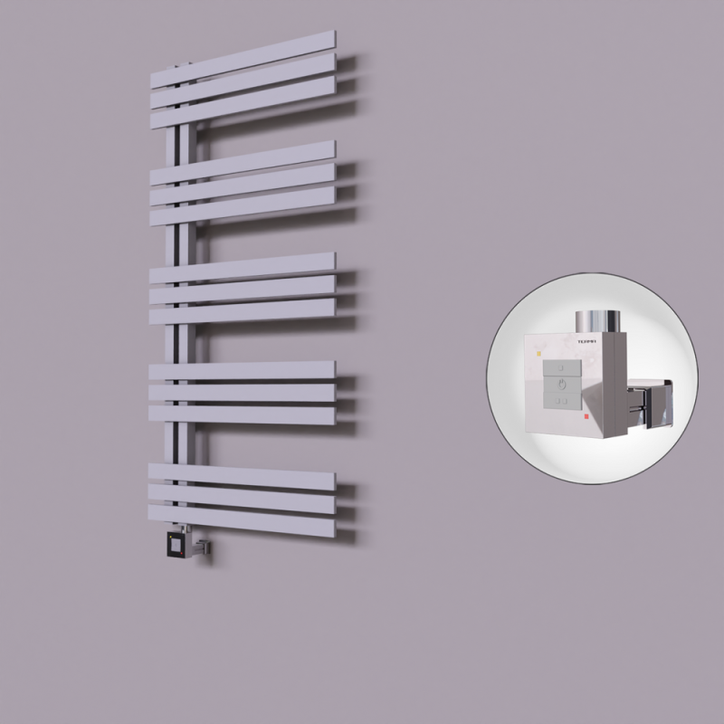 Thames Dekoratif Elektrikli Havlupan 500x1200 Gri (KTX1 Termostat) 600W - 1THA05001200B4TEB060