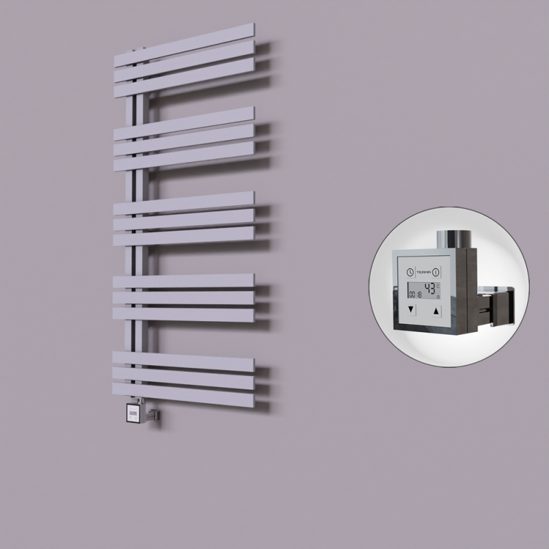 Thames Dekoratif Elektrikli Havlupan 500x1200 Gri (KTX3 Termostat) 600W - 1THA05001200B4TE7060