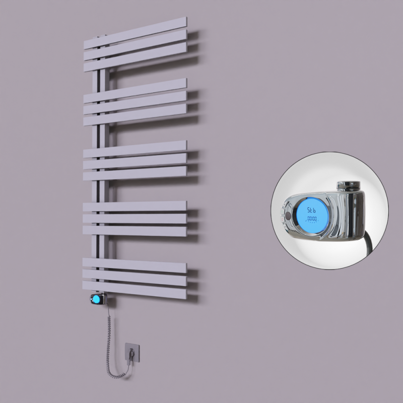 Thames Dekoratif Elektrikli Havlupan 500x1200 Gri (Musa Termostat) 600W - 1THA05001200B4TE3060