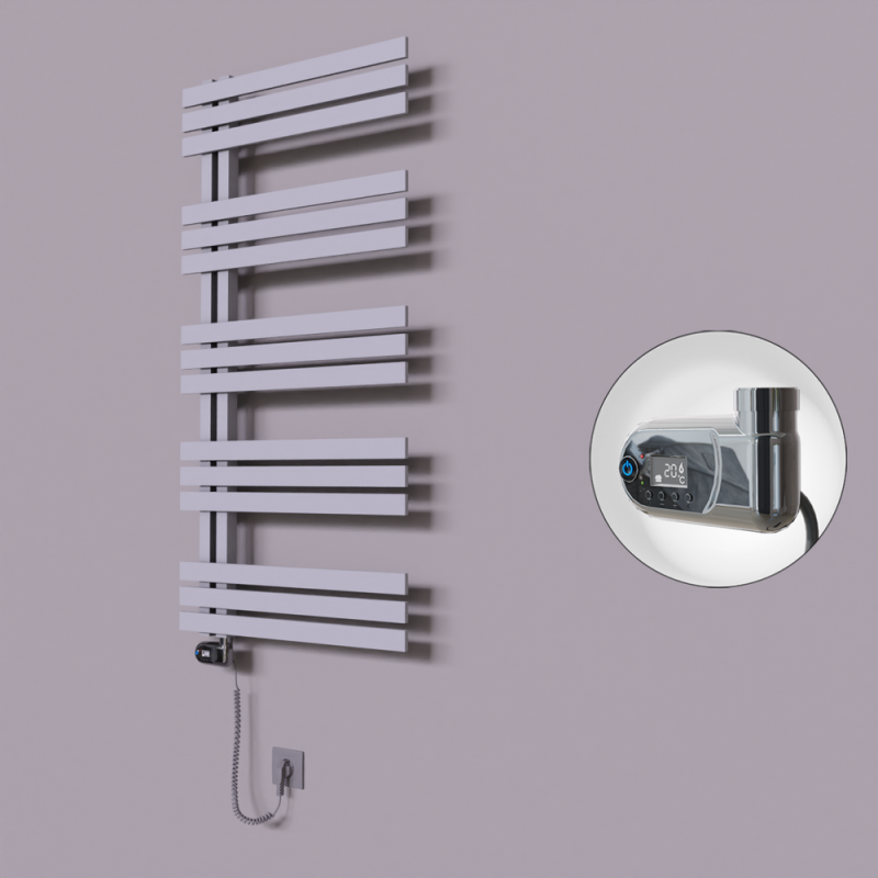 Thames Dekoratif Elektrikli Havlupan 500x1200 Gri (Thesis Termostat) 600W - 1THA05001200B4TE2060