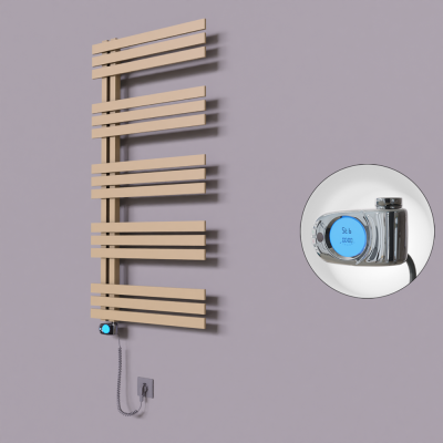 Radiva - Thames Dekoratif Elektrikli Havlupan 500x1200 Kapuçino (Musa Termostat) 600W