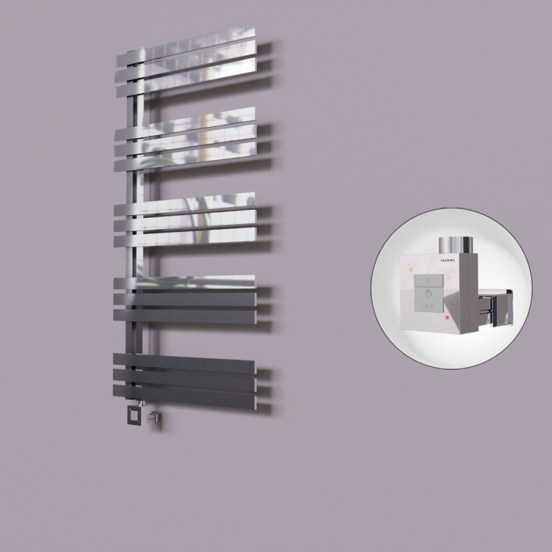 Thames Dekoratif Elektrikli Havlupan 500x1200 Krom (KTX1 Termostat) 300W - 1THA05001200K1PEB030