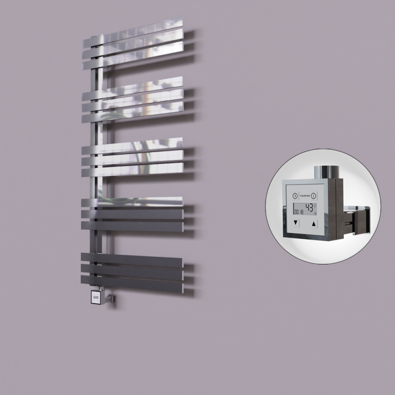 Thames Dekoratif Elektrikli Havlupan 500x1200 Krom (KTX3 Termostat) 300W - 1THA05001200K1PE7030