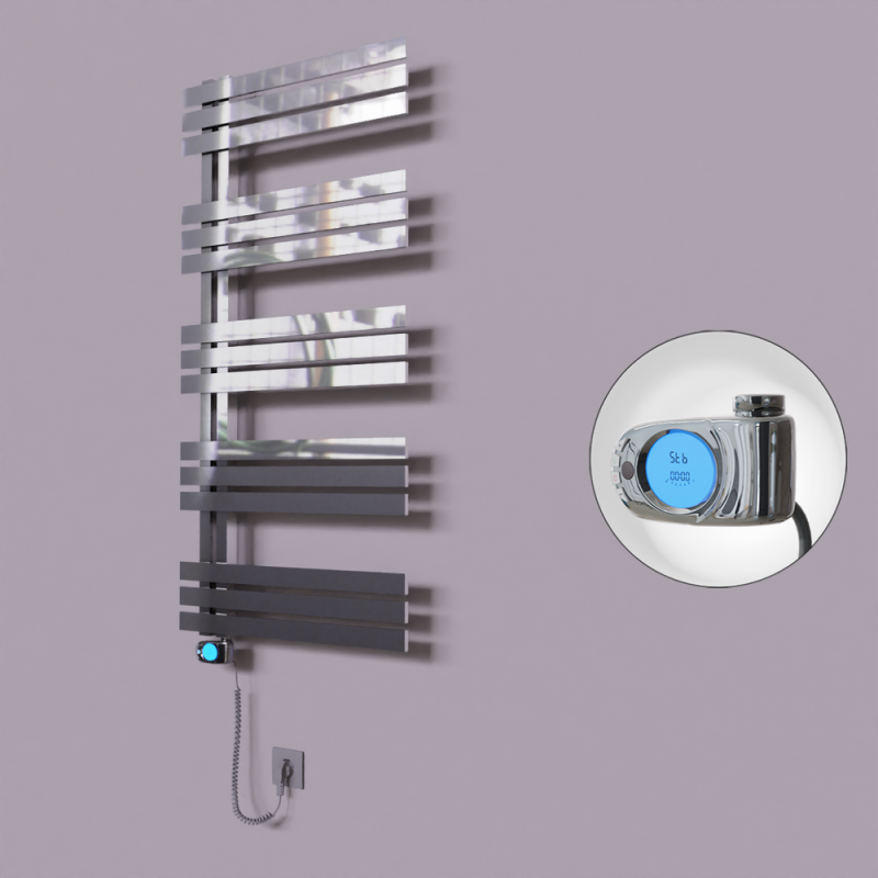 Thames Dekoratif Elektrikli Havlupan 500x1200 Krom (Musa Termostat) 300W - 1THA05001200K1PE3030