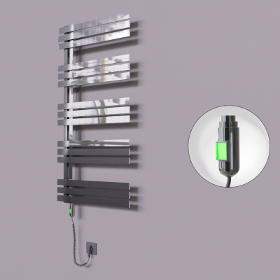 Radiva - Thames Dekoratif Elektrikli Havlupan 500x1200 Krom (On/Off Düğmeli) 300W (1)