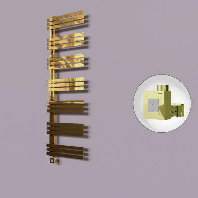 Radiva - Thames Dekoratif Elektrikli Havlupan 500x1800 Altın (KTX1 Termostat) 600W (1)