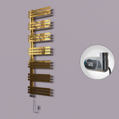 Radiva - Thames Dekoratif Elektrikli Havlupan 500x1800 Altın (Thesis Termostat) 600W