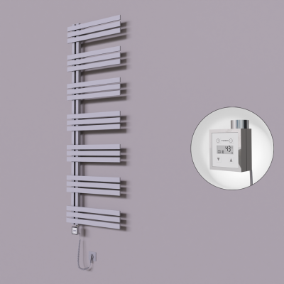 Radiva - Thames Dekoratif Elektrikli Havlupan 500x1800 Gri (KTX3 Termostat) 1000W Spiral Kablolu (1)