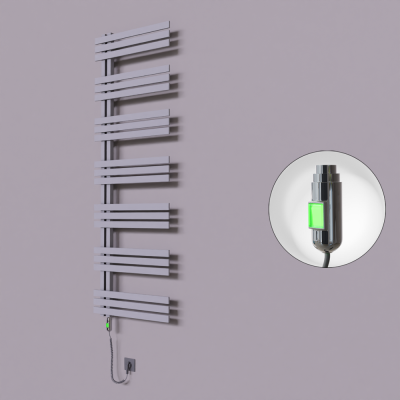 Radiva - Thames Dekoratif Elektrikli Havlupan 500x1800 Gri (On/Off Düğmeli) 900W (1)