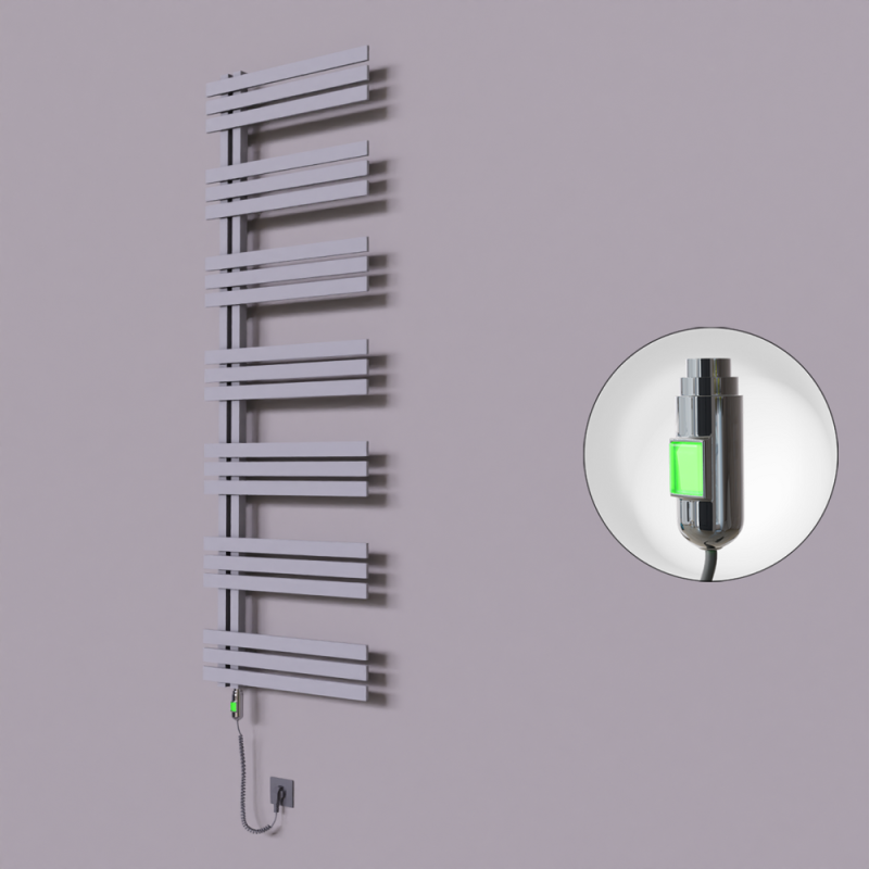 Thames Dekoratif Elektrikli Havlupan 500x1800 Gri (On/Off Düğmeli) 900W - 1THA05001800B4TE1090