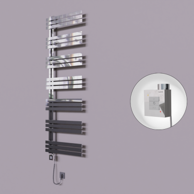Radiva - Thames Dekoratif Elektrikli Havlupan 500x1800 Krom (KTX1 Termostat) 600W Spiral Kablolu (1)