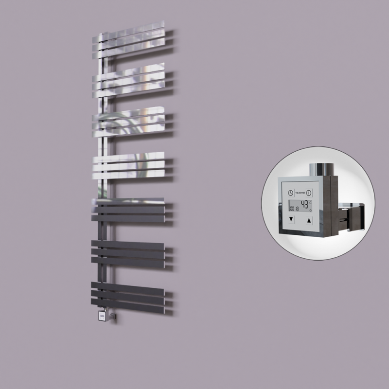 Thames Dekoratif Elektrikli Havlupan 500x1800 Krom (KTX3 Termostat) 600W - 1THA05001800K1PE7060