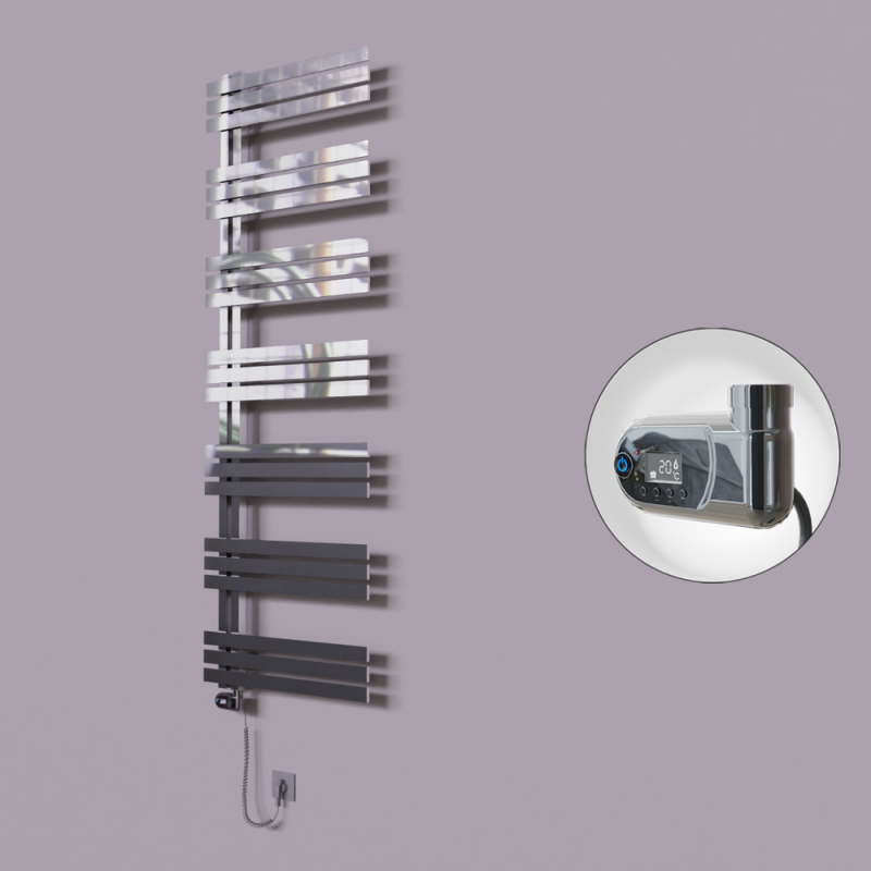 Thames Dekoratif Elektrikli Havlupan 500x1800 Krom (Thesis Termostat) 600W - 1THA05001800K1PE2060