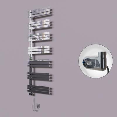 Radiva - Thames Dekoratif Elektrikli Havlupan 500x1800 Krom (Thesis Termostat) 600W - 500