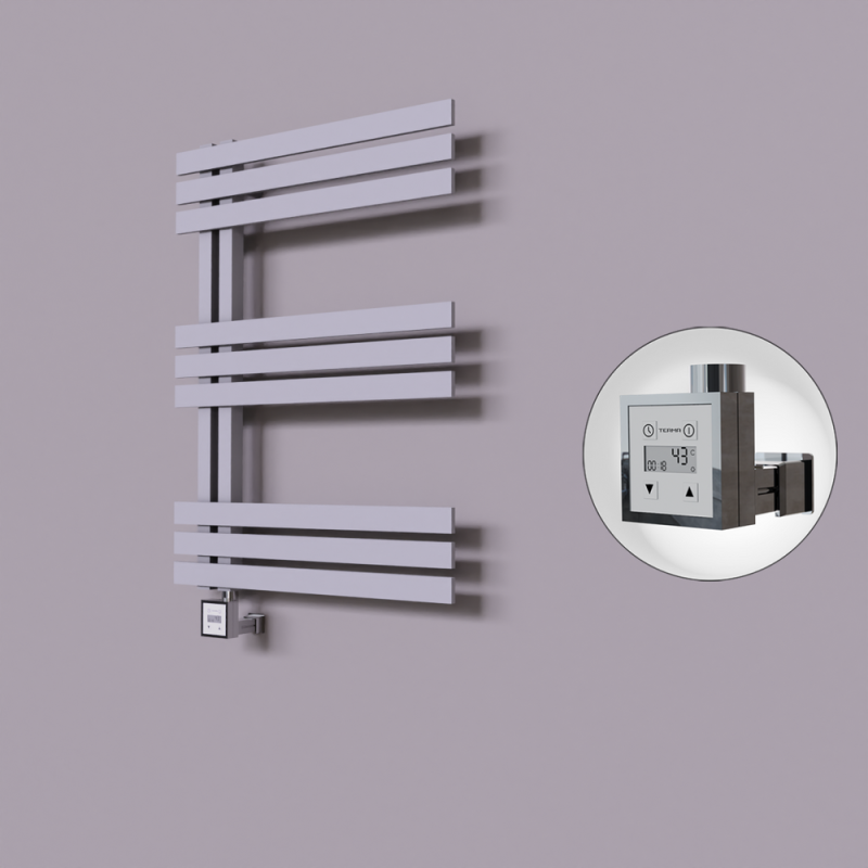 Thames Dekoratif Elektrikli Havlupan 500x800 Gri (KTX3 Termostat) 300W - 1THA05000800B4TE7030