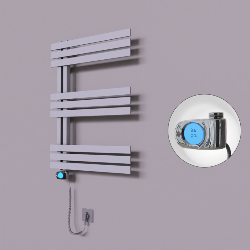 Thames Dekoratif Elektrikli Havlupan 500x800 Gri (Musa Termostat) 300W - 1THA05000800B4TE3030