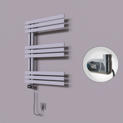 Radiva - Thames Dekoratif Elektrikli Havlupan 500x800 Gri (Thesis Termostat) 300W