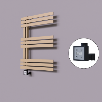 Radiva - Thames Dekoratif Elektrikli Havlupan 500x800 Kapuçino (KTX3 Termostat) 300W (1)