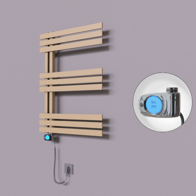 Radiva - Thames Dekoratif Elektrikli Havlupan 500x800 Kapuçino (Musa Termostat) 300W