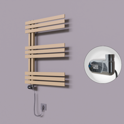 Radiva - Thames Dekoratif Elektrikli Havlupan 500x800 Kapuçino (Thesis Termostat) 300W