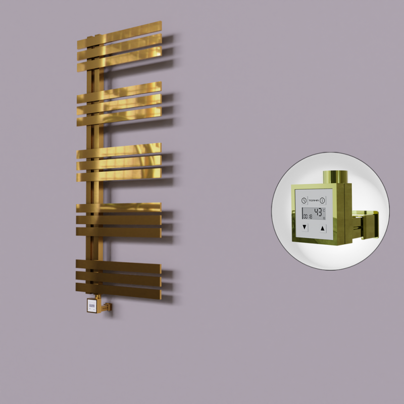 Thames Dekoratif Elektrikli Havlupan 600x1200 Altın (KTX3 Termostat) 300W - 1THA06001200K2PE7030