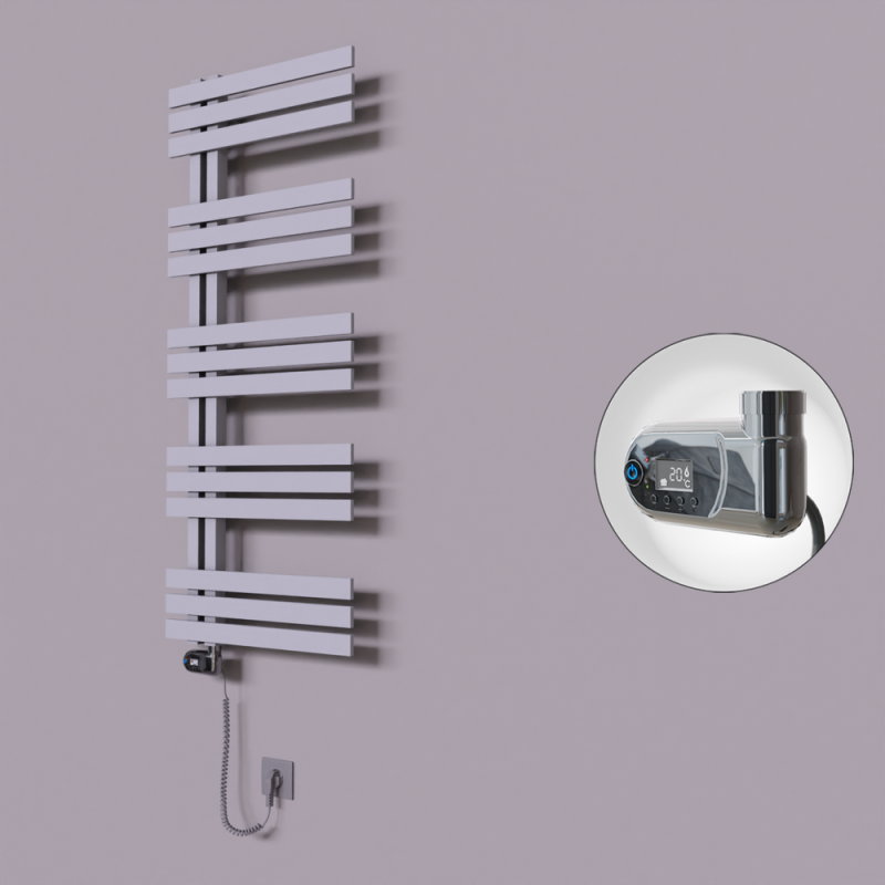 Thames Dekoratif Elektrikli Havlupan 600x1200 Gri (Thesis Termostat) 600W - 1THA06001200B4TE2060