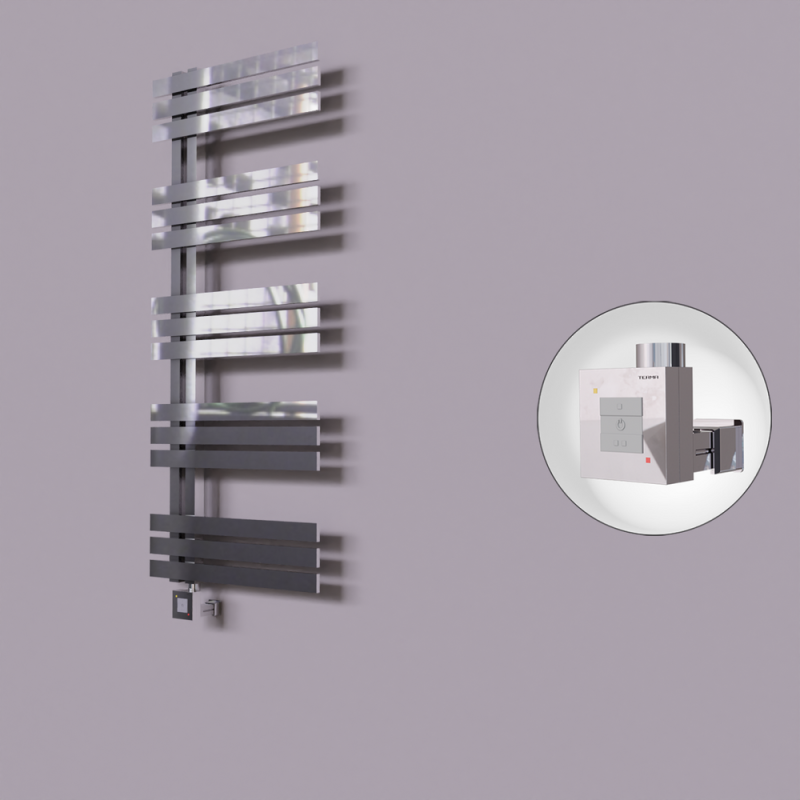 Thames Dekoratif Elektrikli Havlupan 600x1200 Krom (KTX1 Termostat) 300W - 1THA06001200K1PEB030