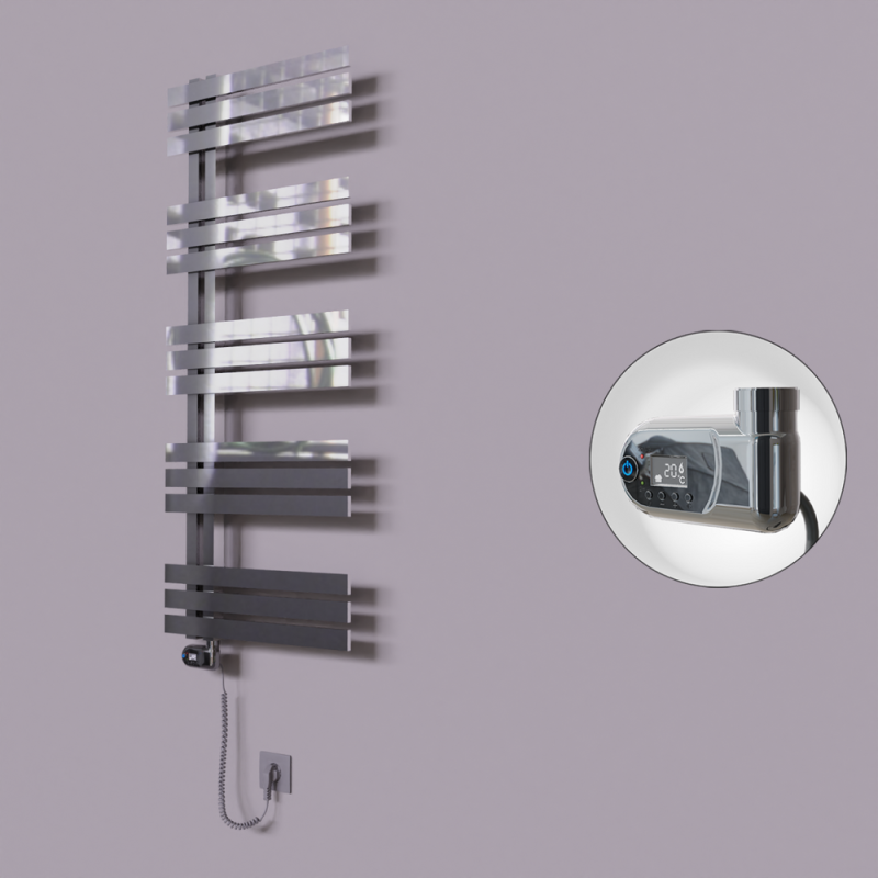 Thames Dekoratif Elektrikli Havlupan 600x1200 Krom (Thesis Termostat) 300W - 1THA06001200K1PE2030