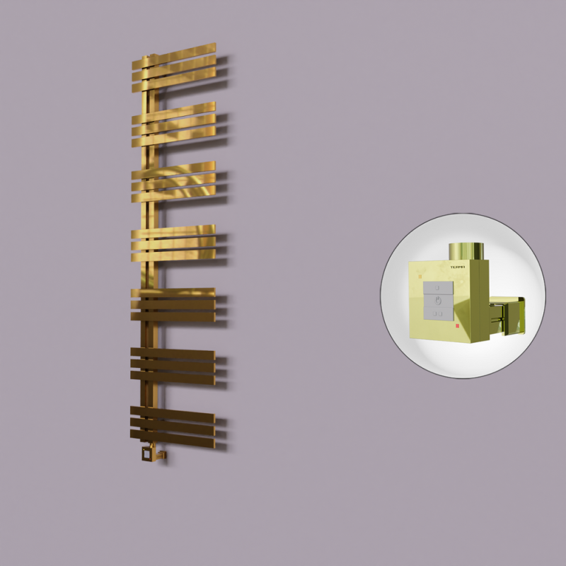 Thames Dekoratif Elektrikli Havlupan 600x1800 Altın (KTX1 Termostat) 600W - 1THA06001800K2PEB060