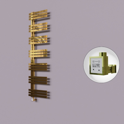 Radiva - Thames Dekoratif Elektrikli Havlupan 600x1800 Altın (KTX3 Termostat) 600W