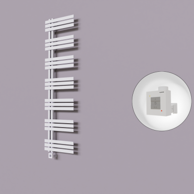 Radiva - Thames Dekoratif Elektrikli Havlupan 600x1800 Beyaz (KTX1 Termostat) 1000W (1)