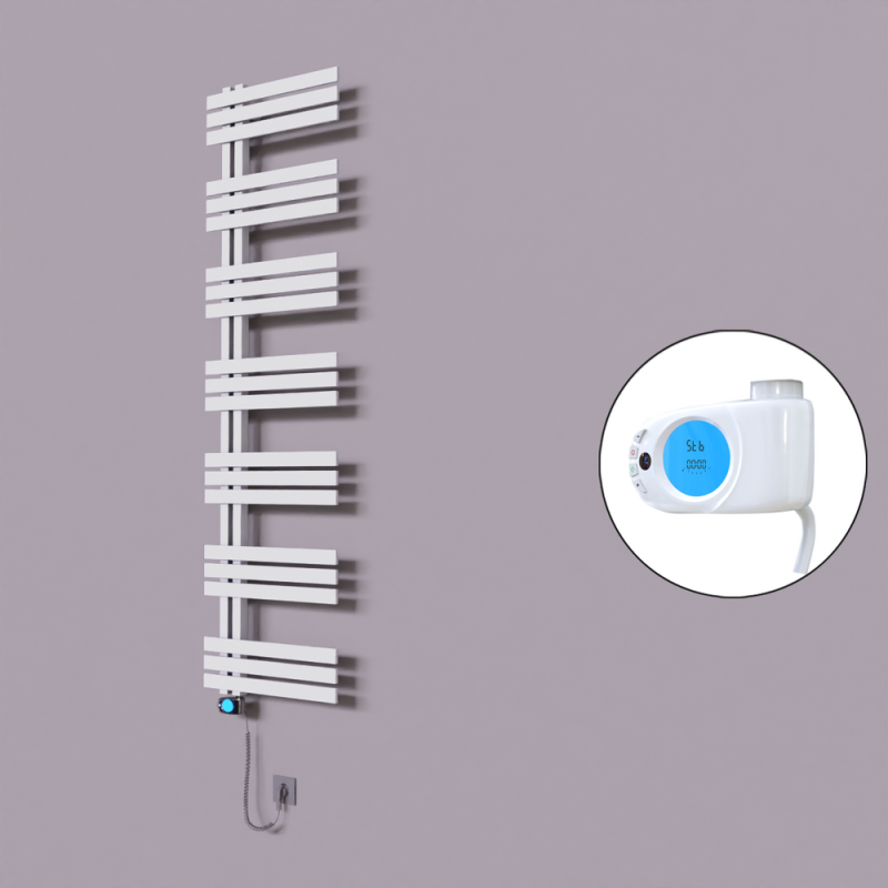 Thames Dekoratif Elektrikli Havlupan 600x1800 Beyaz (Musa Termostat) 900W - 1THA06001800B1TE3090