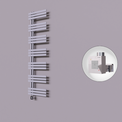 Radiva - Thames Dekoratif Elektrikli Havlupan 600x1800 Gri (KTX1 Termostat) 1000W (1)