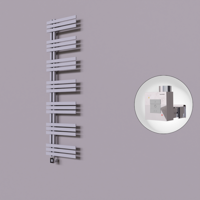 Thames Dekoratif Elektrikli Havlupan 600x1800 Gri (KTX1 Termostat) 1000W - 1THA06001800B4TEB100