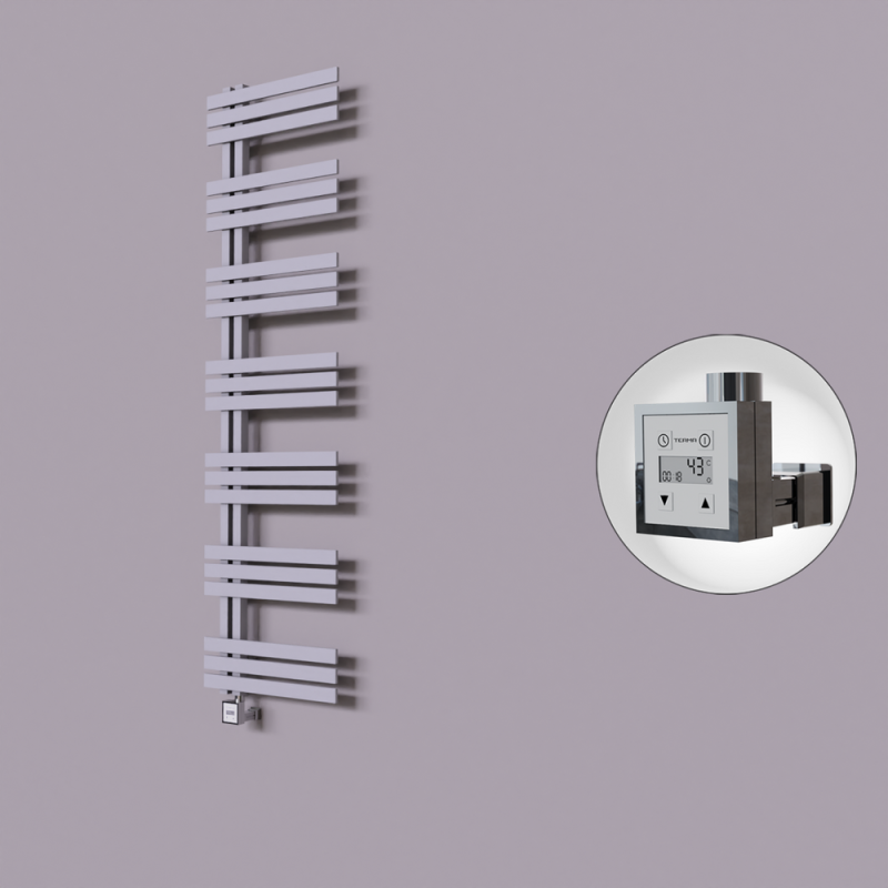 Thames Dekoratif Elektrikli Havlupan 600x1800 Gri (KTX3 Termostat) 1000W - 1THA06001800B4TE7100