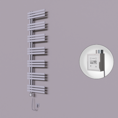 Radiva - Thames Dekoratif Elektrikli Havlupan 600x1800 Gri (KTX3 Termostat) 1000W Spiral Kablolu (1)