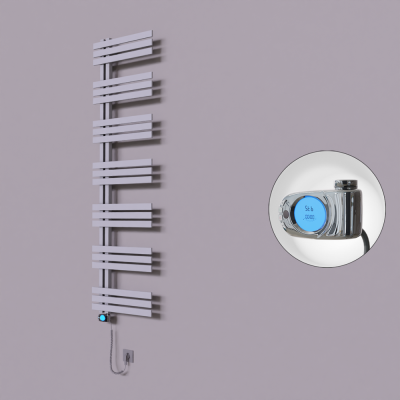 Radiva - Thames Dekoratif Elektrikli Havlupan 600x1800 Gri (Musa Termostat) 900W