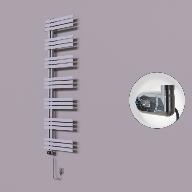 Thames Dekoratif Elektrikli Havlupan 600x1800 Gri (Thesis Termostat) 900W - 1THA06001800B4TE2090