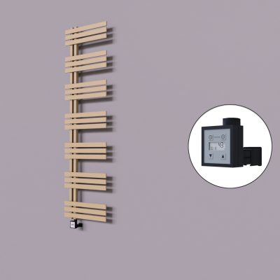 Radiva - Thames Dekoratif Elektrikli Havlupan 600x1800 Kapuçino (KTX3 Termostat) 1000W