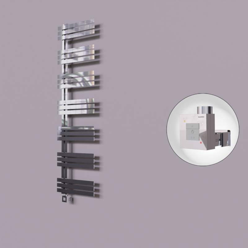 Thames Dekoratif Elektrikli Havlupan 600x1800 Krom (KTX1 Termostat) 600W - 1THA06001800K1PEB060