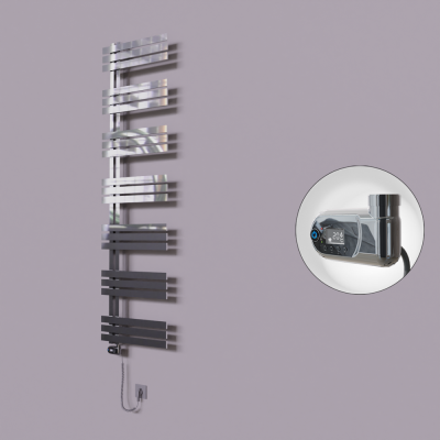 Radiva - Thames Dekoratif Elektrikli Havlupan 600x1800 Krom (Thesis Termostat) 600W (1)