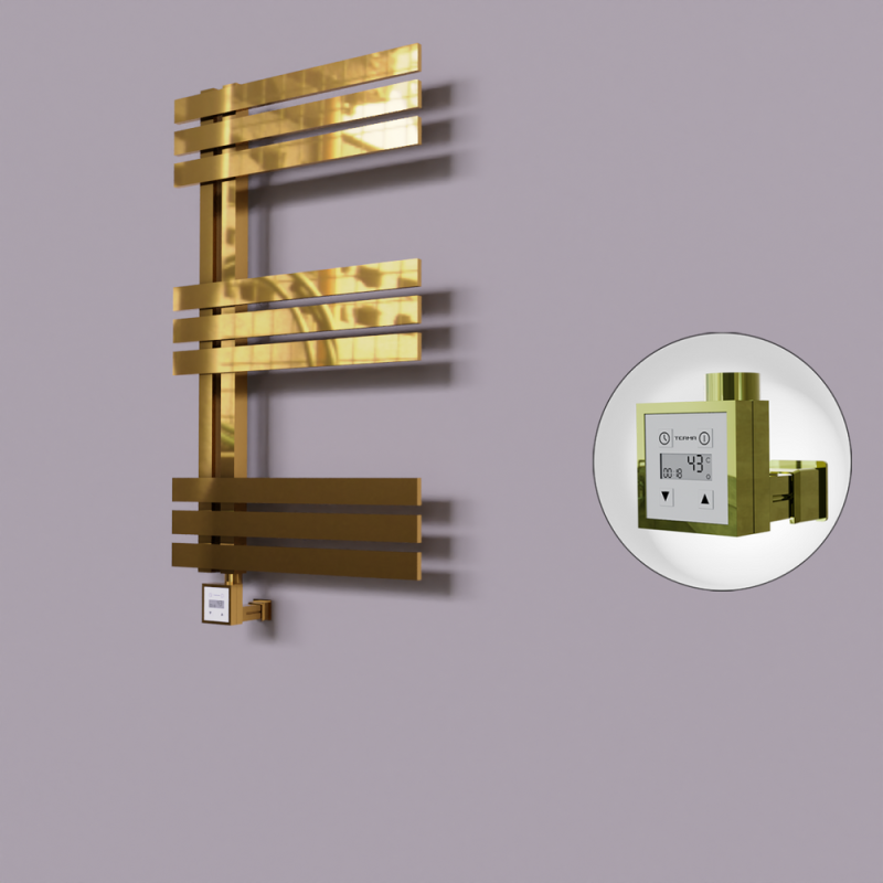 Thames Dekoratif Elektrikli Havlupan 600x800 Altın (KTX3 Termostat) 200W - 1THA06000800K2PE7020