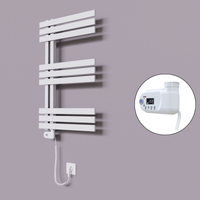 Radiva - Thames Dekoratif Elektrikli Havlupan 600x800 Beyaz (Thesis Termostat) 300W