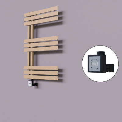 Radiva - Thames Dekoratif Elektrikli Havlupan 600x800 Kapuçino (KTX3 Termostat) 300W (1)
