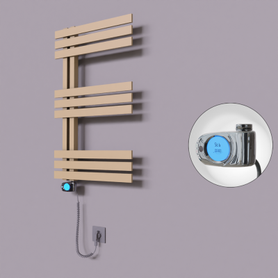 Radiva - Thames Dekoratif Elektrikli Havlupan 600x800 Kapuçino (Musa Termostat) 300W (1)