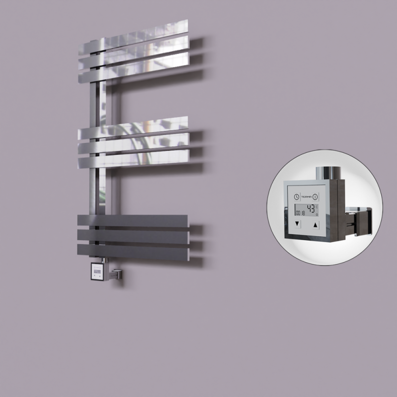 Thames Dekoratif Elektrikli Havlupan 600x800 Krom (KTX3 Termostat) 200W - 1THA06000800K1PE7020