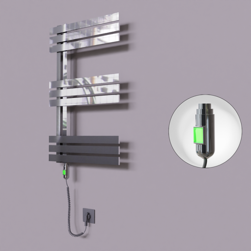 Thames Dekoratif Elektrikli Havlupan 600x800 Krom (On/Off Düğmeli) 200W - 1THA06000800K1PE1020