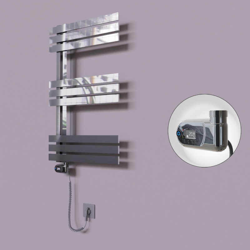 Thames Dekoratif Elektrikli Havlupan 600x800 Krom (Thesis Termostat) 200W - 1THA06000800K1PE2020